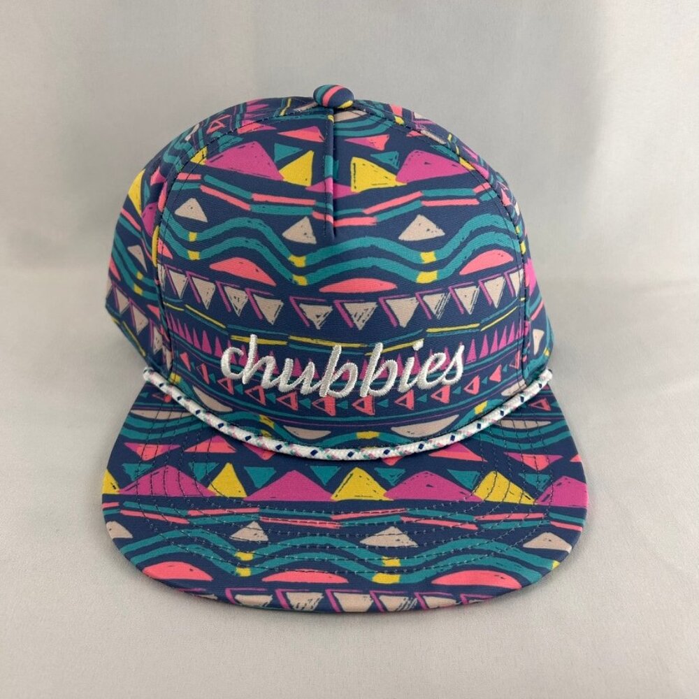 NWT Chubbies Colorful Snapback Hat Aztec Cap Hat